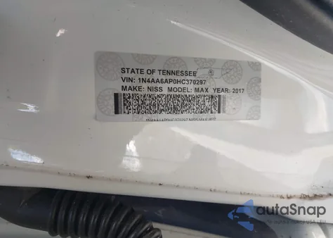 2017 Nissan Maxima 3.5 Sr из США, поврежденный, VIN 1N4AA6AP0HC370297